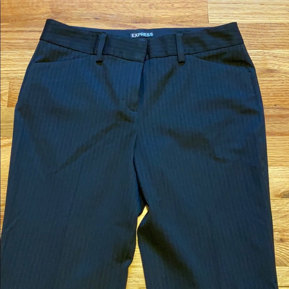 Express black Pin Strip dress pants